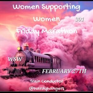 Friday FEB  27th  MARATHON 🚂Train NOW  BOOKING MARCH 💚